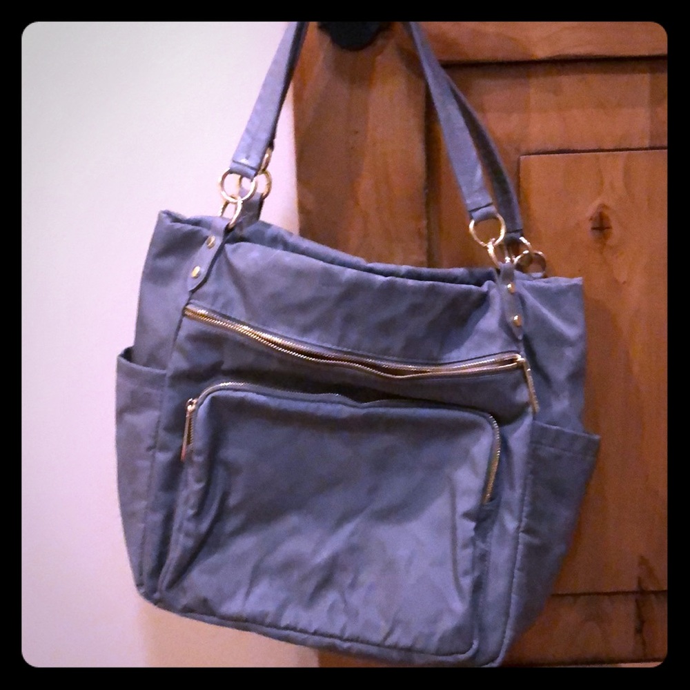 Laptop purse gray